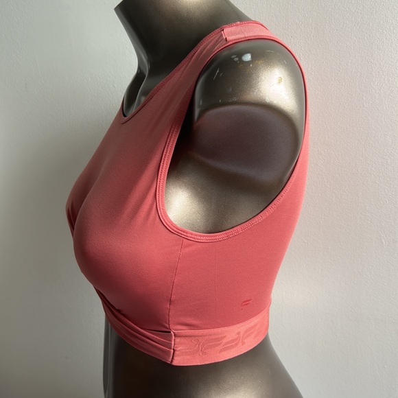 Peachy Pink Fabletics Sports Bra Medium - Picture 2 of 4
